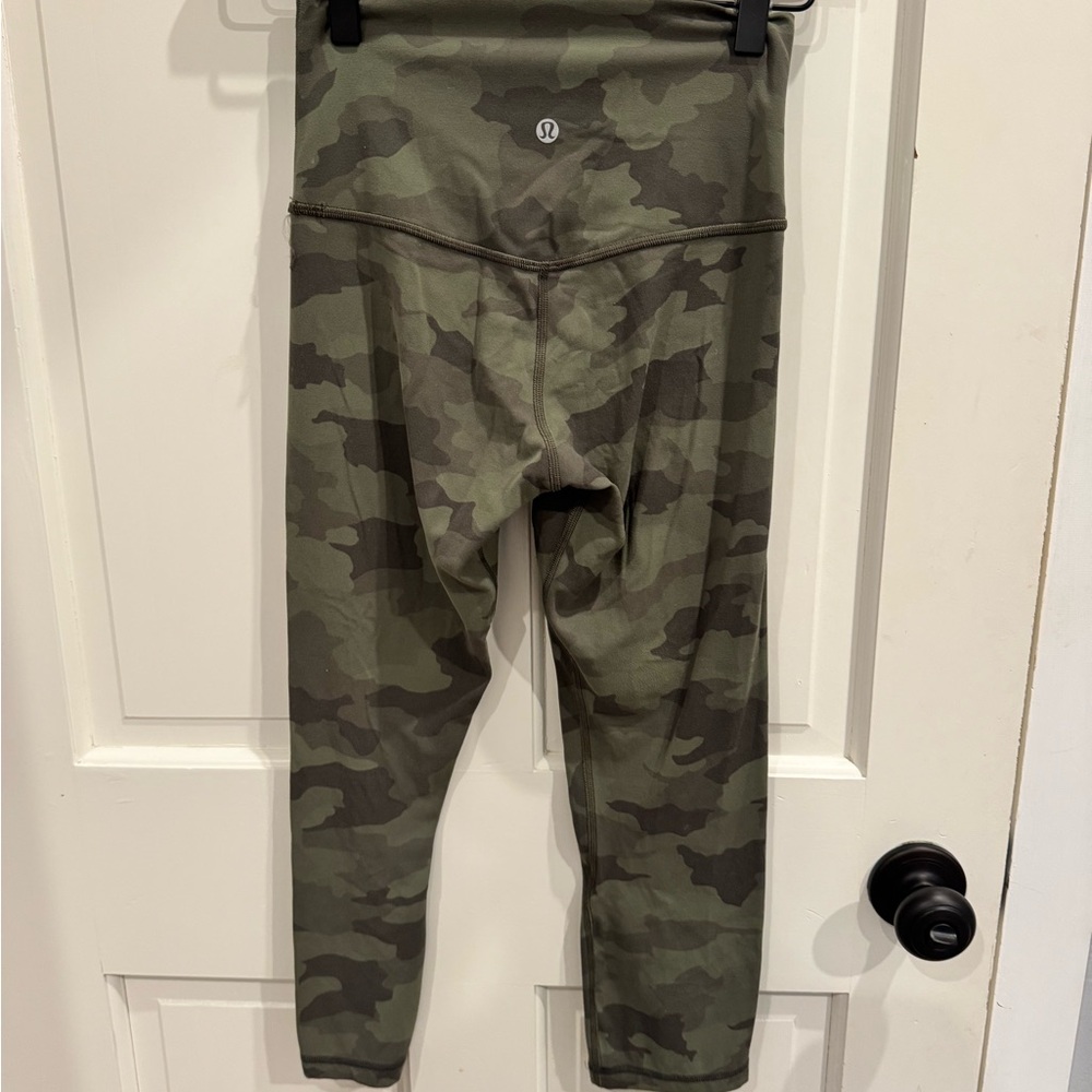 lululemon athletica Olive Camo Leggings “21